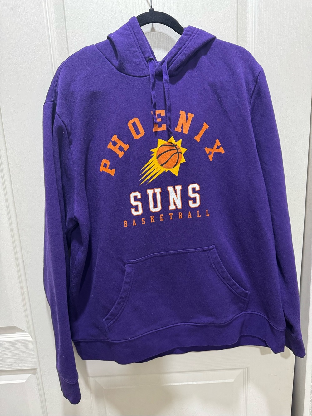 Phoenix Suns NBA Purple Graphic Pullover Hoodie Men’s XL Basketball